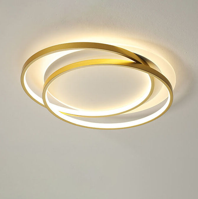 Nordic Luxury Aluminum LED Flush Mount Ceiling Light