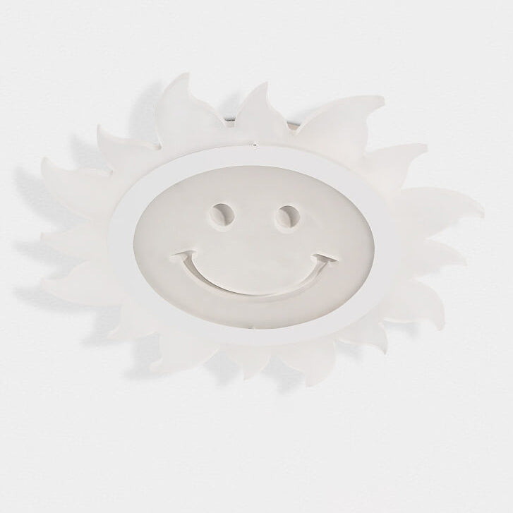 Creative Cartoon Smiley Sun LED Ceiling Light Fixture