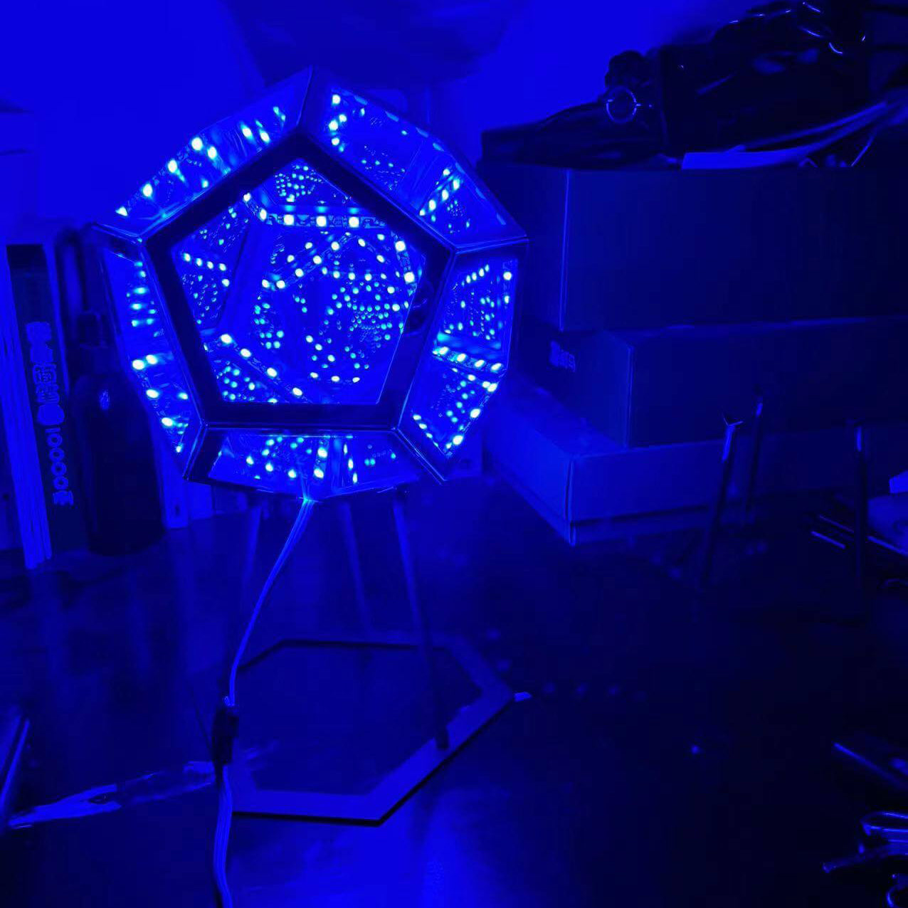 Infinity Dodecahedron LED Night Light Art Lamp for Home Décor