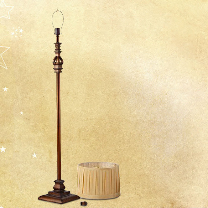 Modern European Retro Pleated Floor Lamp - 1-Light Designer Lighting