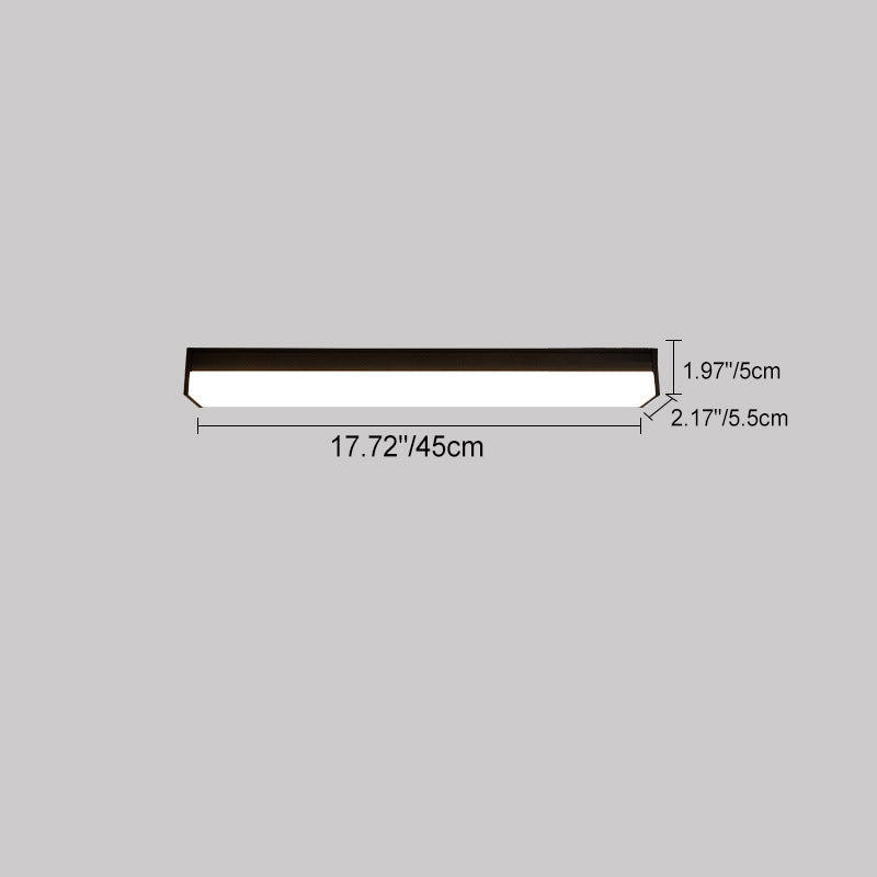 Modern Minimalist Aluminum LED Flush Mount Ceiling Light for Outdoor Patio