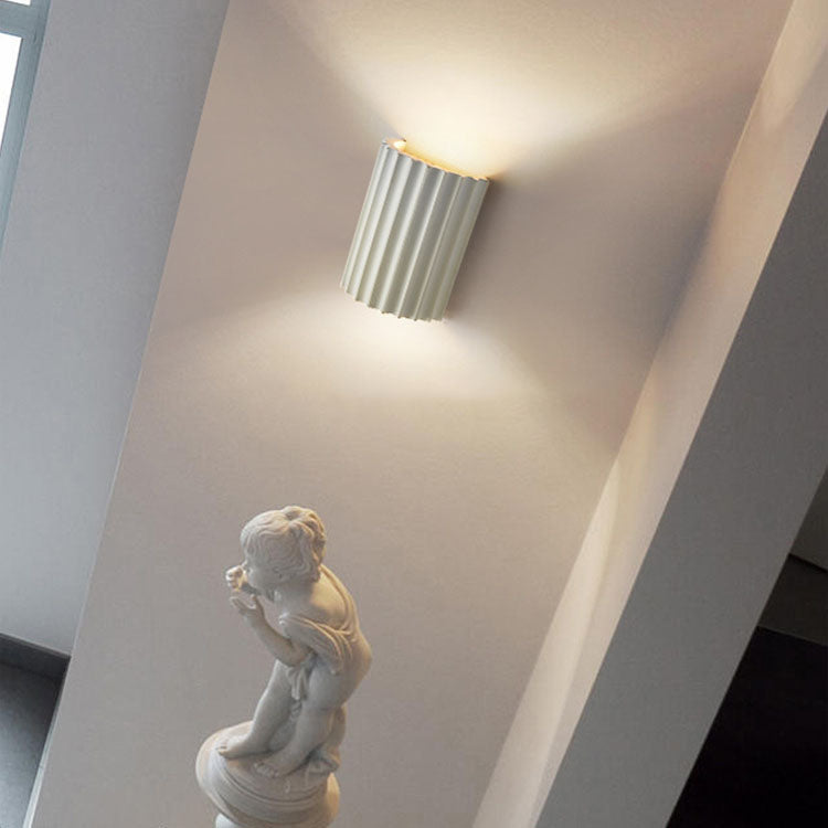 Contemporary Nordic Resin 2-Light Wall Sconce for Bedroom