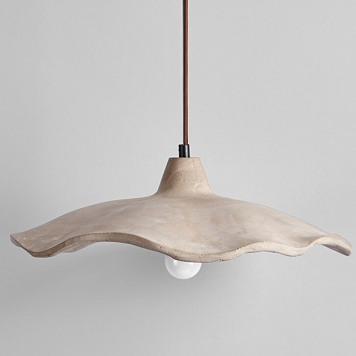 Japanese Vintage Flower Shape Lampshade Ceiling Light Chandelier 1/2/3-Light