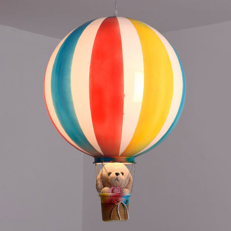 Scandinavian Modern Hot Air Balloon Pendant Light - Iron Acrylic 1-Light Decor