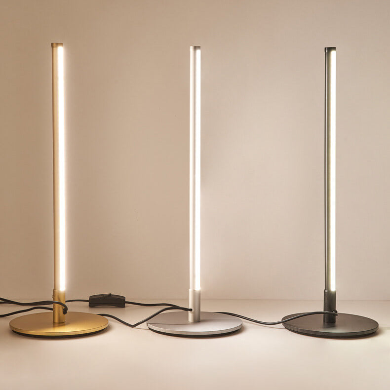 Modern Minimalist Linear Linear Line LED Table Lamp Stylish Desk Light Adjustable Brightness Home Office Lighting Energy-Efficient Compact Design Contemporary Decor Accent Light USB Rechargeable Modern Decor