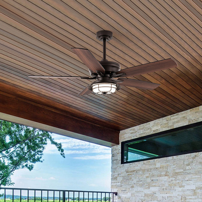 Industrial Waterproof Wood Fan Blade Ceiling Fan Light Outdoor Patio

Enhance your outdoor space with this contemporary industrial ceiling fan light, featuring durable waterproof wood fan blades and a sleek round iron frame. Perfect for patios, this styli