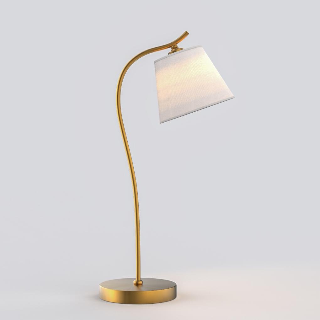 Metal Gooseneck Desk Lamp with Cone Shade for Home Office Lighting