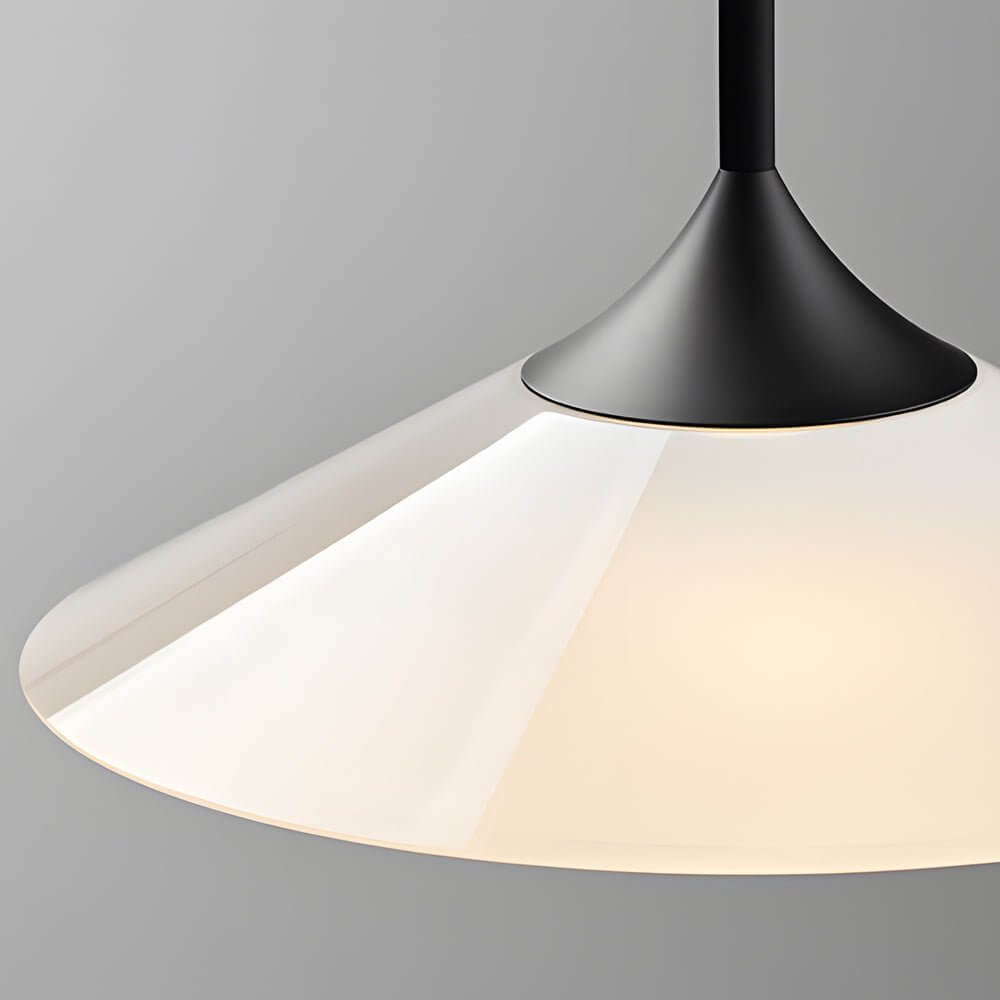 1-Light 5W Mini Cone LED Pendant Light with Acrylic Shade