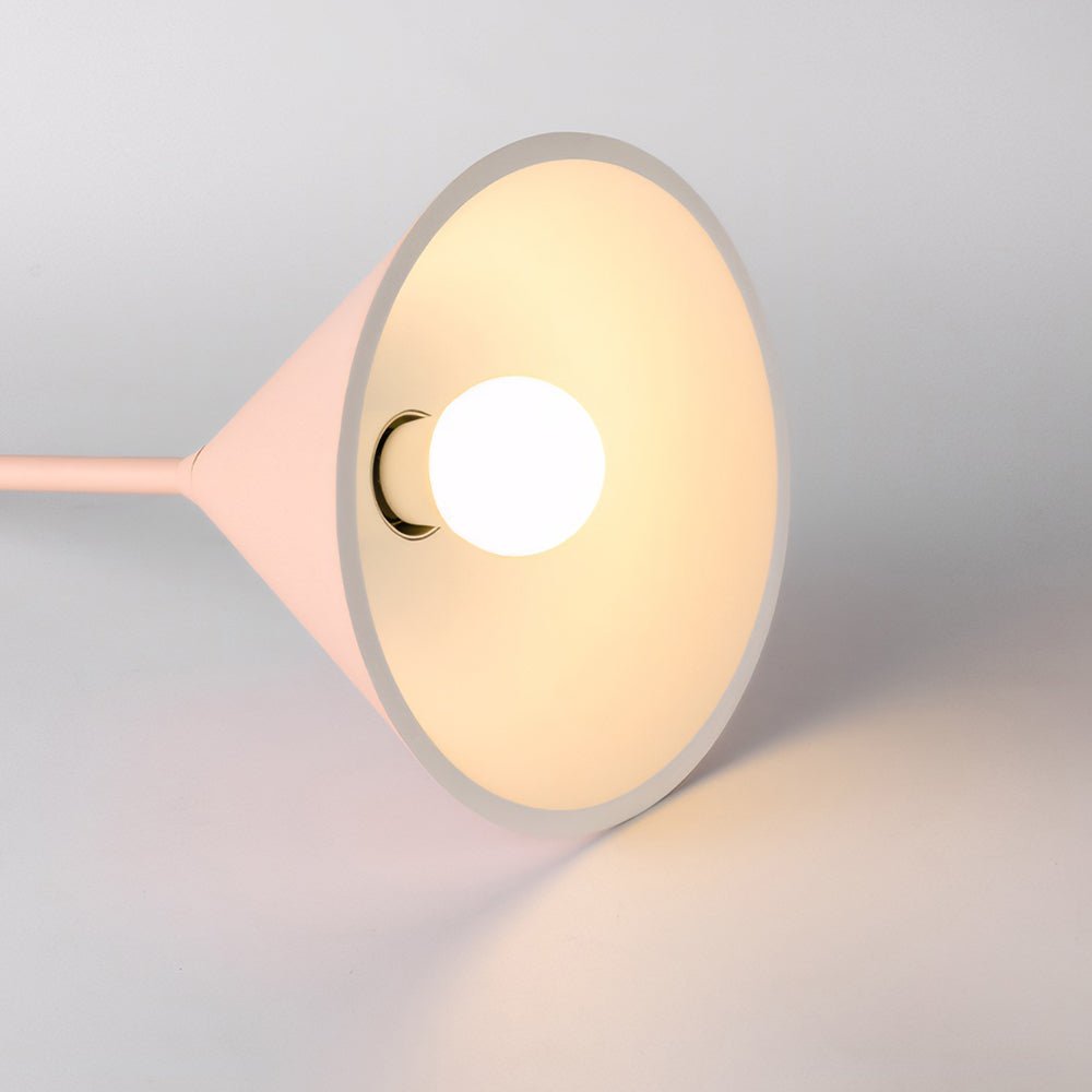 1-Light Resin Pink Figura Arc Pendant Lamp - Modern Ceiling Light, Stylish Home Decor, Elegant Lighting Fixture