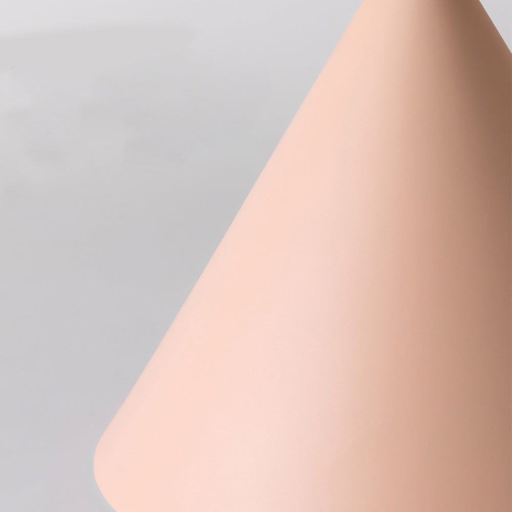 1-Light Resin Pink Figura Arc Pendant Lamp - Modern Ceiling Light, Stylish Home Decor, Elegant Lighting Fixture