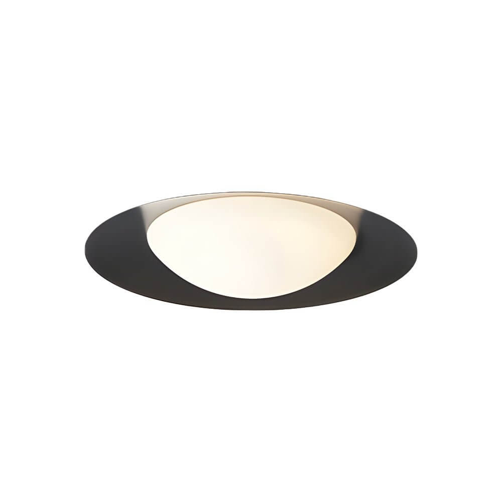 1-Light Round LED Flush Mount Ceiling Light - Modern Energy Efficient Fixture for Home Lighting