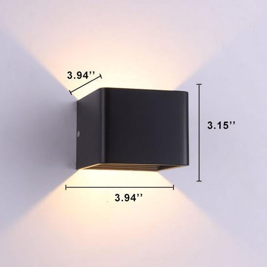 Modern Multicolor Aluminum LED Mini Wall Sconce Lamp