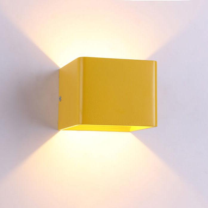 Modern Multicolor Aluminum LED Mini Wall Sconce Lamp