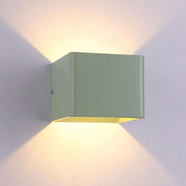 Modern Multicolor Aluminum LED Mini Wall Sconce Lamp