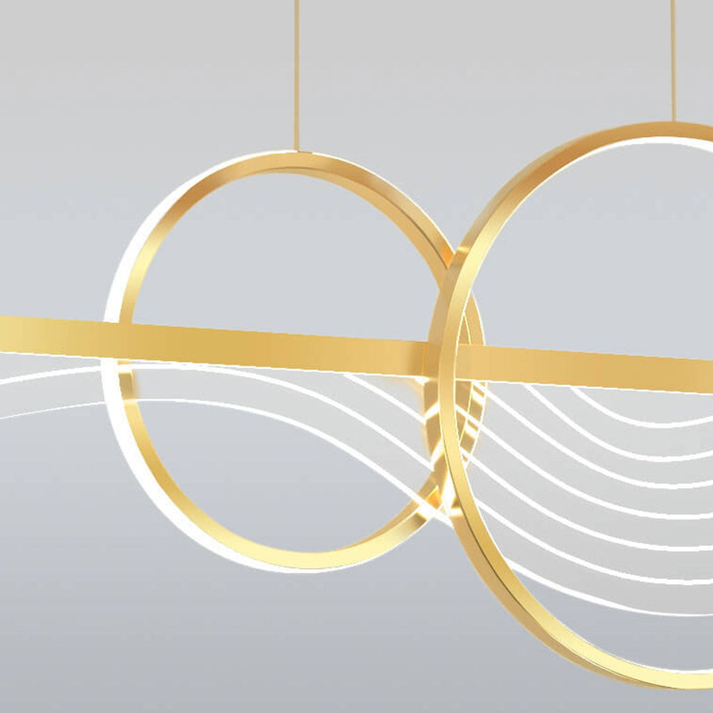 Nordic Luxury Butterfly Round LED Island Chandelier
