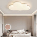 Contemporary Kids Cloud PE LED Flush Mount Ceiling Light for Bedroom, Nursery Lighting, Modern Childrens Room Fixtures, Soft Glow Ceiling Lamp, Adjustable Brightness, Fun Decorative Light, Energy Efficient Kids Room Lighting