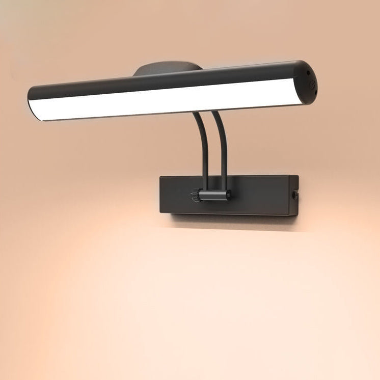 Minimalist Adjustable LED Wall Sconce Bar Light – Multi-Angle Dimmable Vanity Lamp