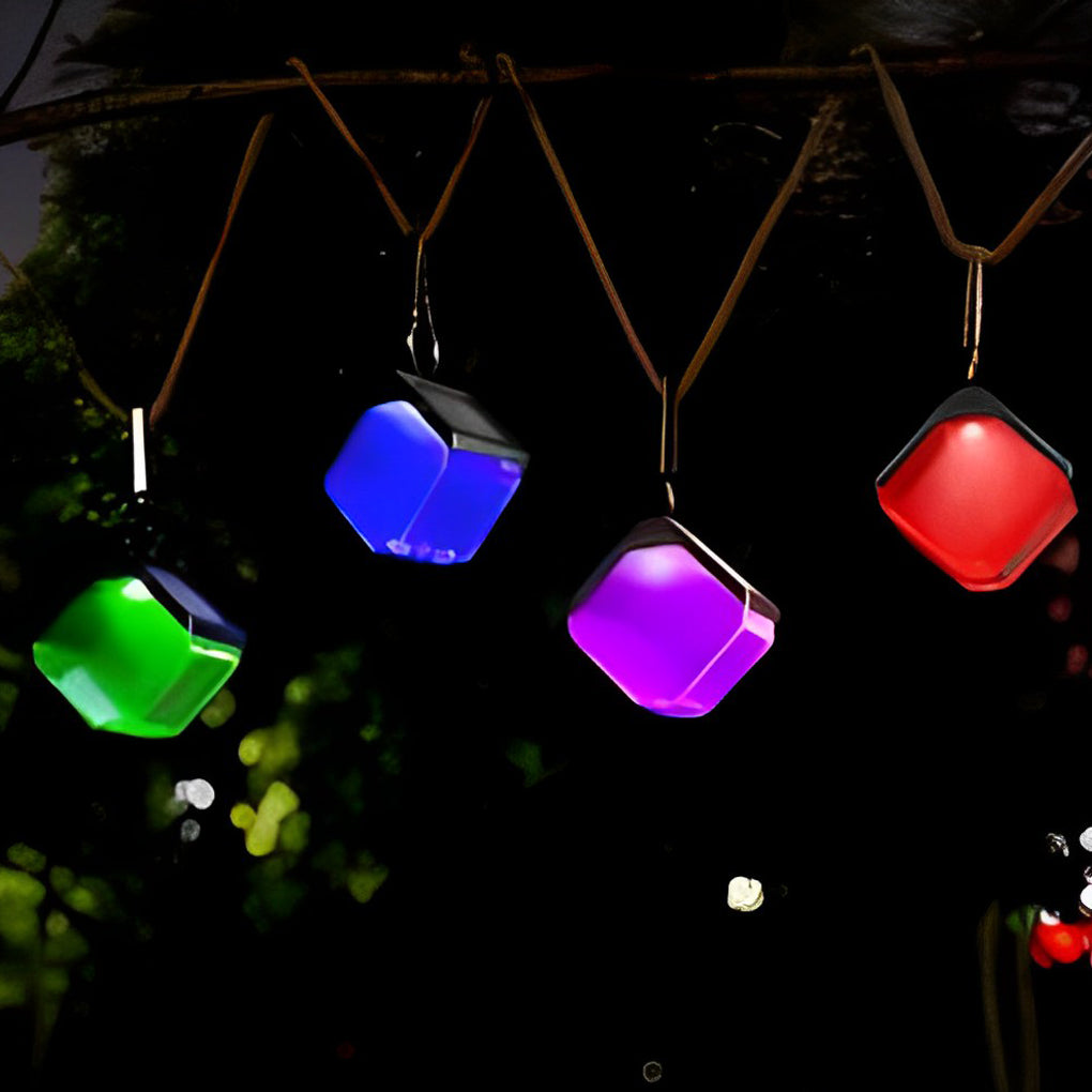 2Pcs Waterproof Solar LED Wall Washer Light - Multi-Color Outdoor Lighting