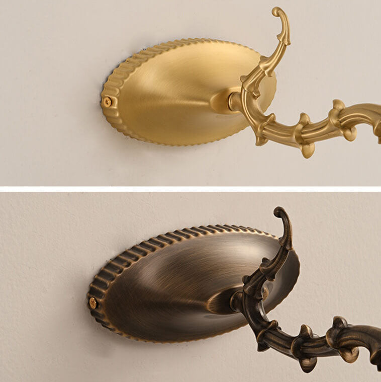 French Antique Copper 2-Light Wall Sconce Mirror Lamp