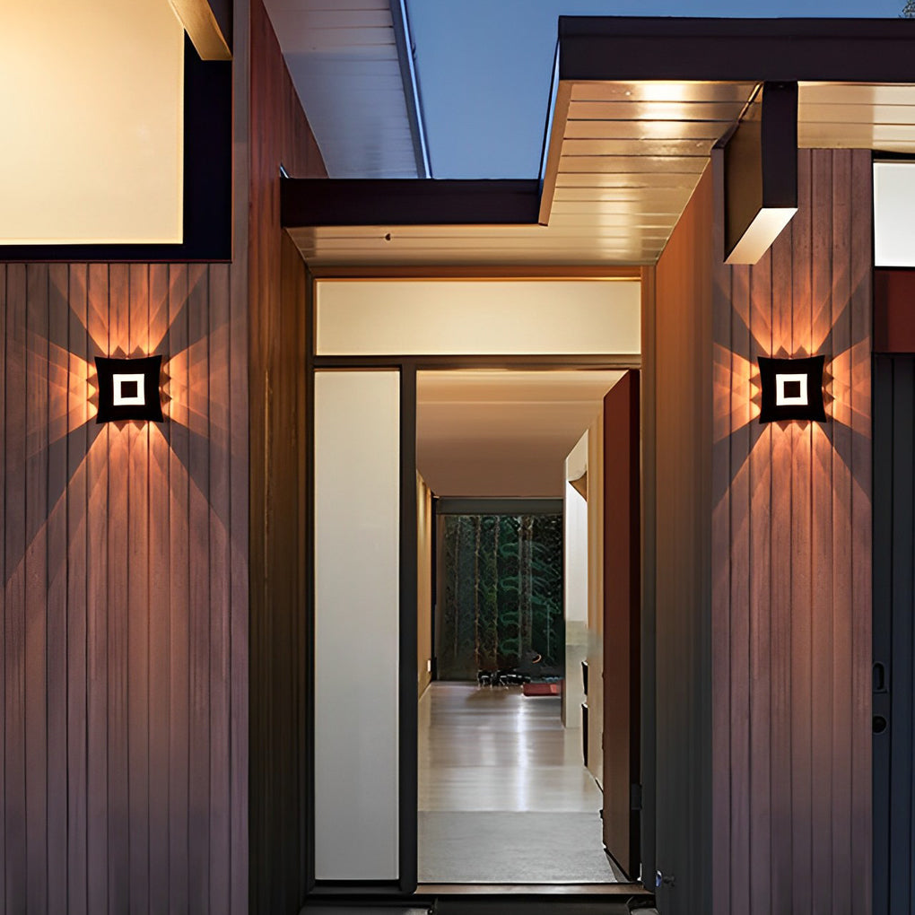 Four Way Wall LED Light Outdoor Waterproof 8W 6W 4W 19W Facade Lighting
