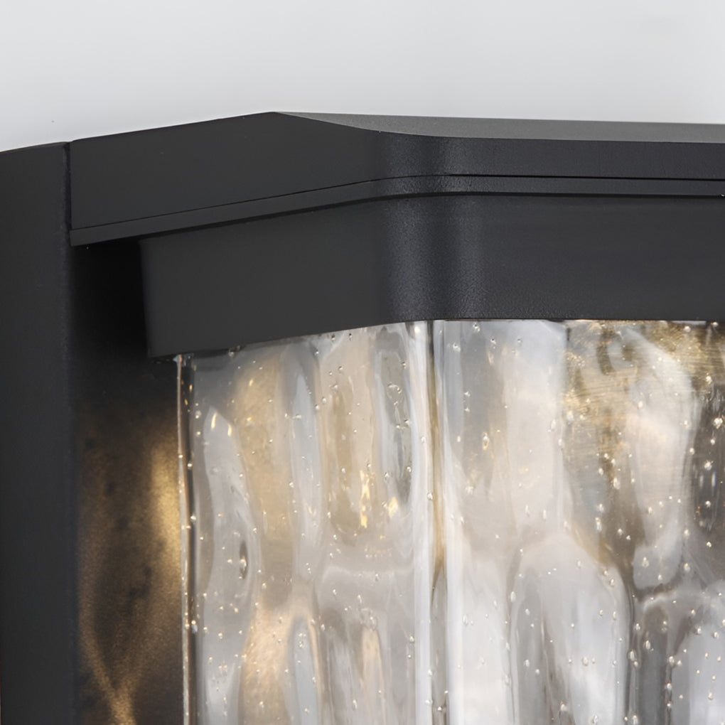 Waterproof Modern Black Outdoor LED Wall Sconce Lighting