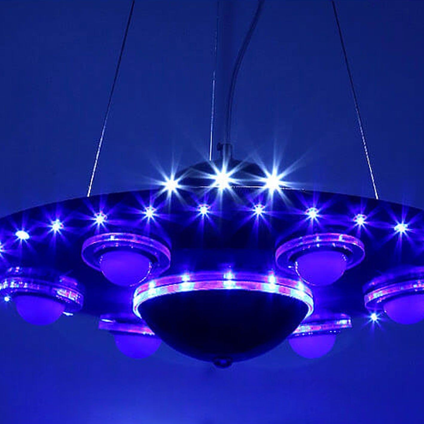 Creative Cartoon UFO Flying Saucer LED Chandelier for Kids Bedroom Lighting, Fun Space Theme Ceiling Light, Unique Decorative Fixture for Children's Playroom, Modern Children's Room Decor, Colorful Outer Space LED Lighting Design, Adorable Spacecraft Ligh