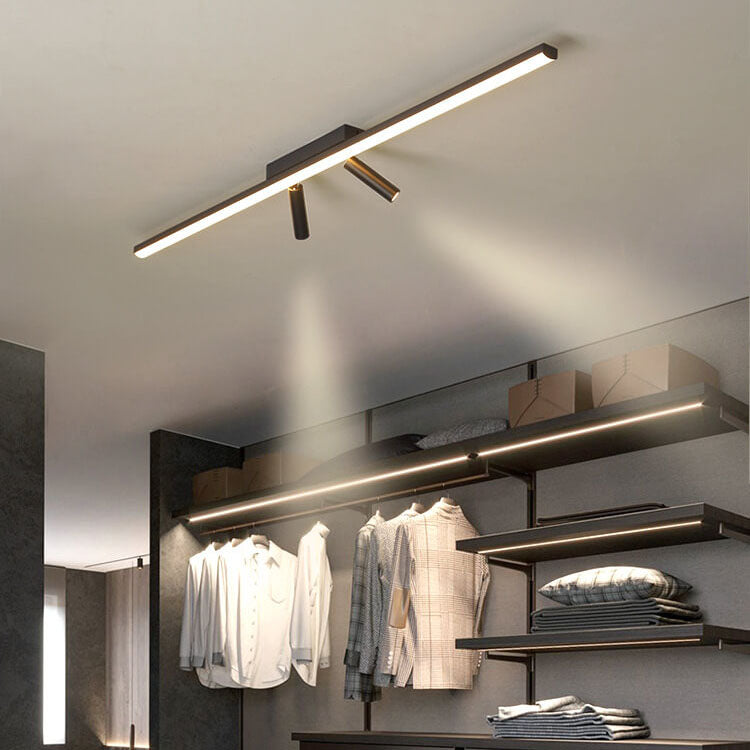 Nordic Minimalist Acrylic LED Track Spotlight Flush Mount Ceiling Light