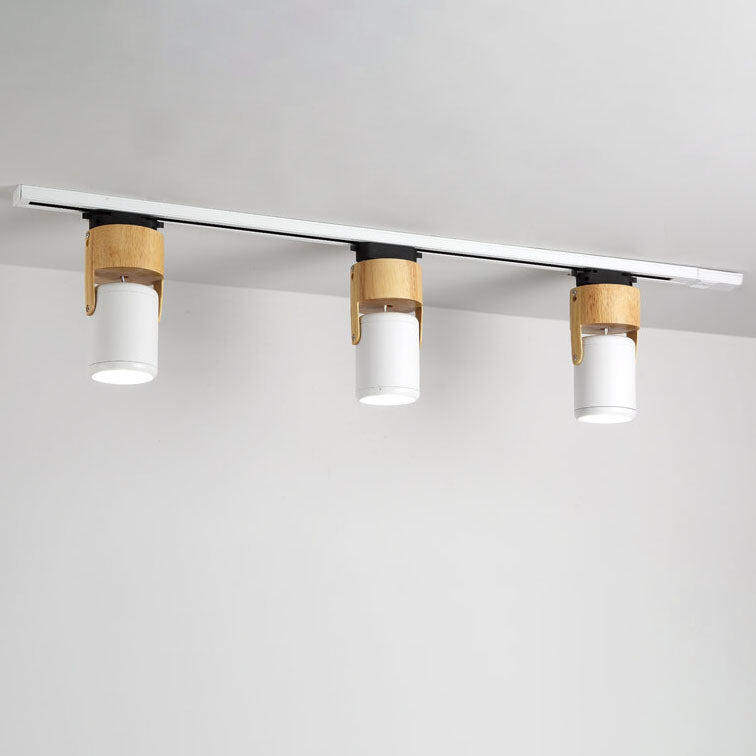 Modern Minimalist LED Track Light - 3-Light Flush Mount Ceiling Fixture for Living Room & Bedroom