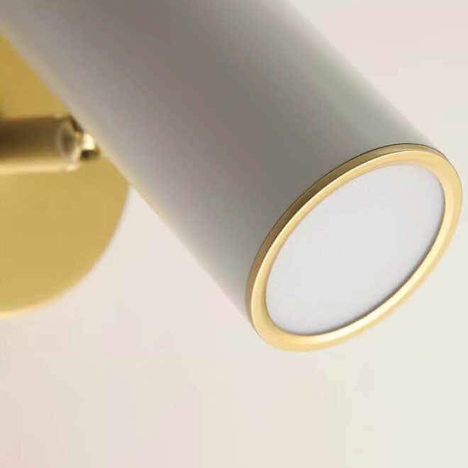 Modern Simplicity Cylindrical Spotlight 1-Light Reading Wall Sconce Lamp