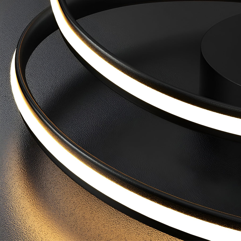 Circular Stepless Dimming LED Flush Mount Ceiling Light