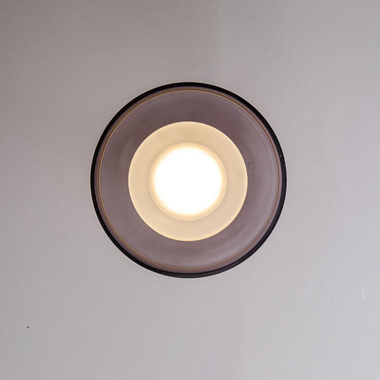 Nordic Vintage Round Glass LED Wall Sconce Lamp