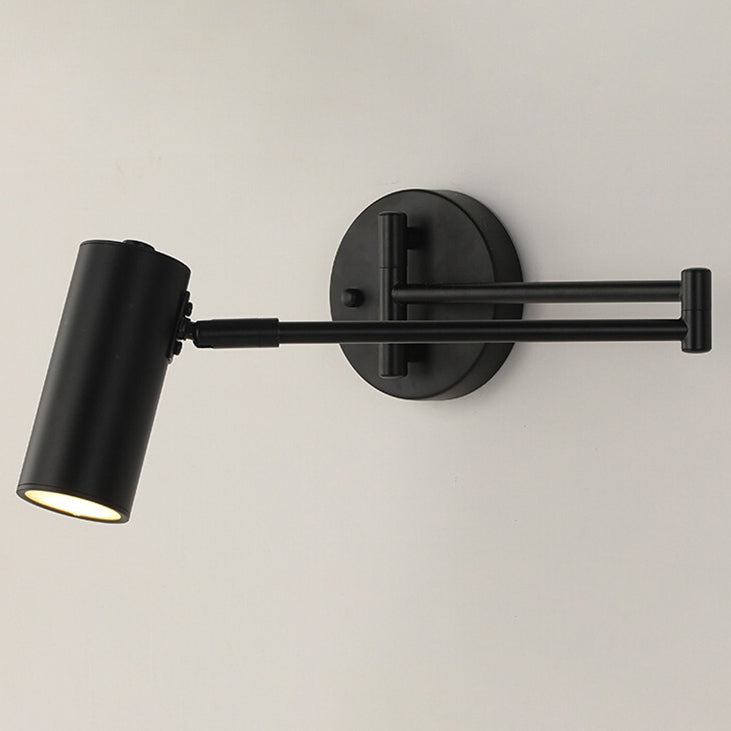 Nordic Minimalist Telescopic Wall Sconce Lamp - 1-Light Rocker Design