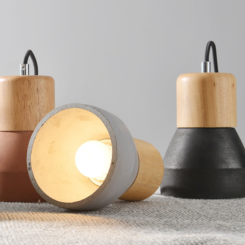 Nordic Tapered 1-Light Mini LED Pendant Light
