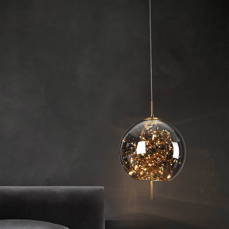 Contemporary Scandinavian Cylinder Oval Glass Pendant Light - 1-Light for Bedroom  

Elevate your bedroom decor with this stylish contemporary Scandinavian cylinder oval glass pendant light. Its sleek design and soft illumination create a cozy atmosphere,
