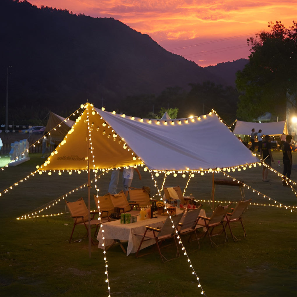 Waterproof Solar LED String Lights for Outdoor Camping Decor