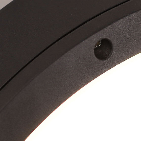 Modern Minimalist Round Octagon Aluminum LED Flush Mount Ceiling Light - Waterproof for Living Room