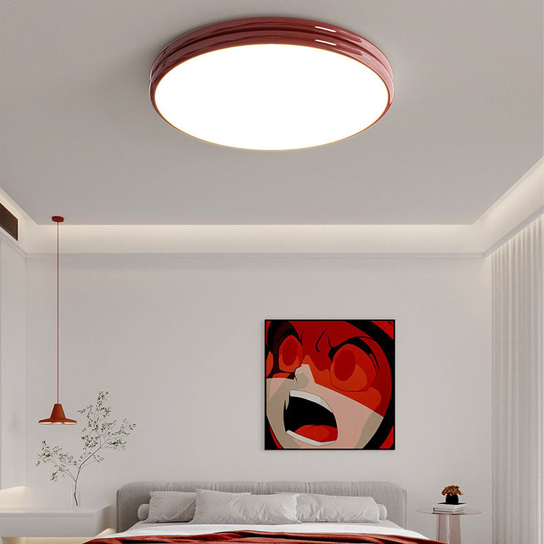 Modern Eye Care Children's Wrought Iron Round LED Flush Mount Lighting, Kids Bedroom Ceiling Light Fixture, Nursery Lighting, Playroom Illumination, Adjustable Brightness, Energy Efficient Childrens Light, Decorative Light for Kids Room, Stylish Flush Mou