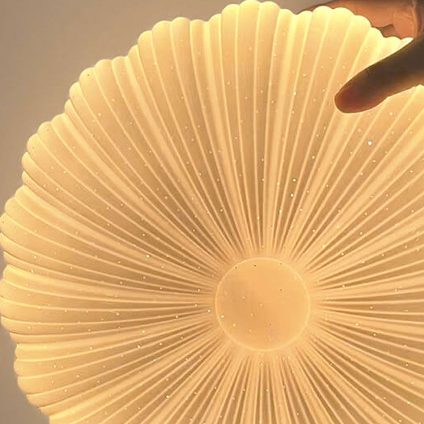 Modern Minimalist Acrylic Round LED Flush Mount Ceiling Light