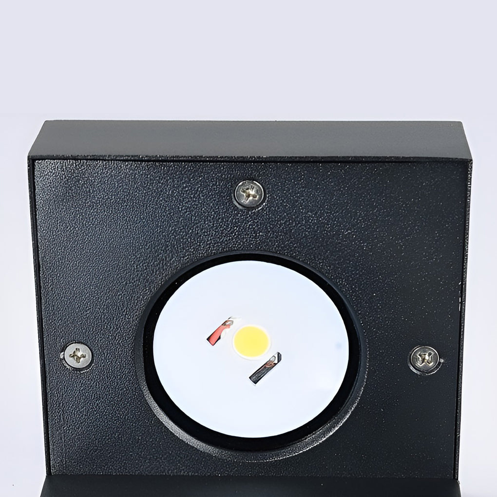 Contemporary Rectangular COB Pathway Lights - Waterproof Outdoor Garden Illumination