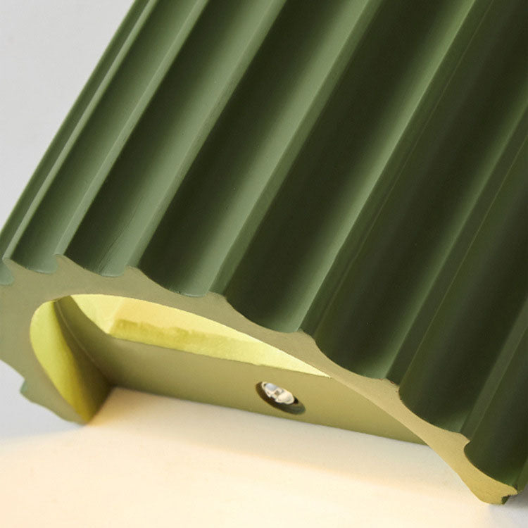 Contemporary Nordic Resin 2-Light Wall Sconce for Bedroom