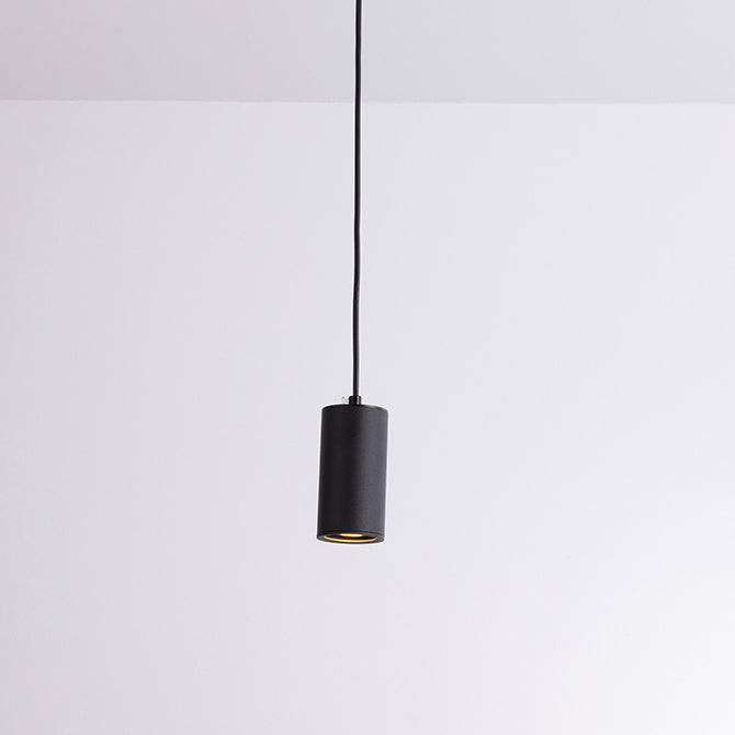 Modern Minimalist Iron Column Pendant Light - 1-Light Fixture for Living Room