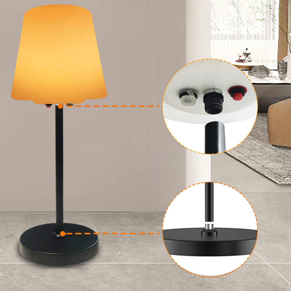 Waterproof Solar Table Lamp with Remote Control - Smart Desk Lighting Solution