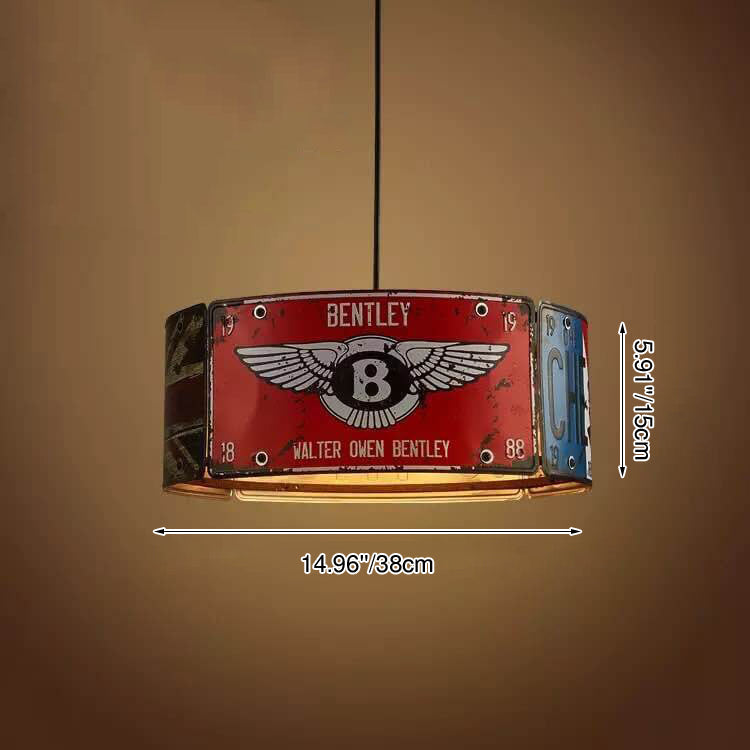 Contemporary Industrial Chandelier Metal 3/5 Light for Living Room