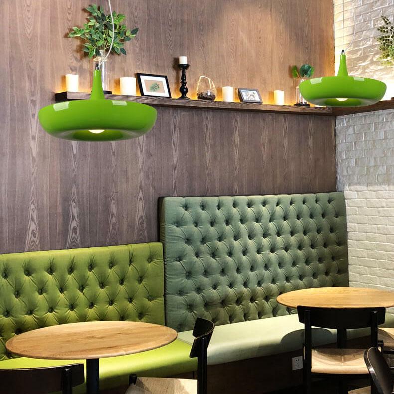 Modern Circle Plant 1-Light Pendant - Refreshing Indoor Lighting Fixture