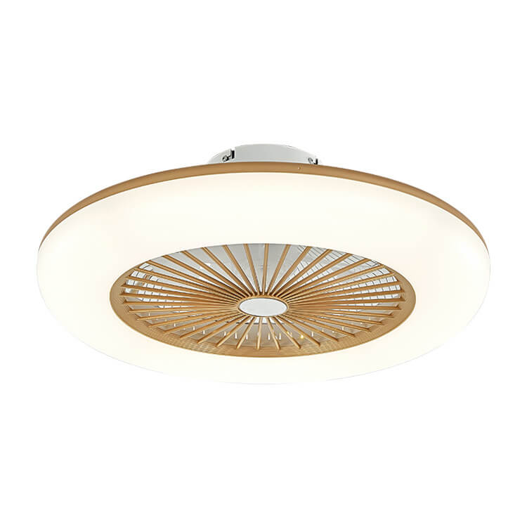 Modern Acrylic Ceiling Fan LED Semi-Flush Mount Lighting
