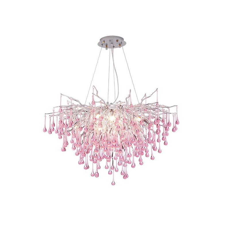 Modern Luxury Crystal Glass Chandelier - 6/8/10/14 Branch Design for Dining Room