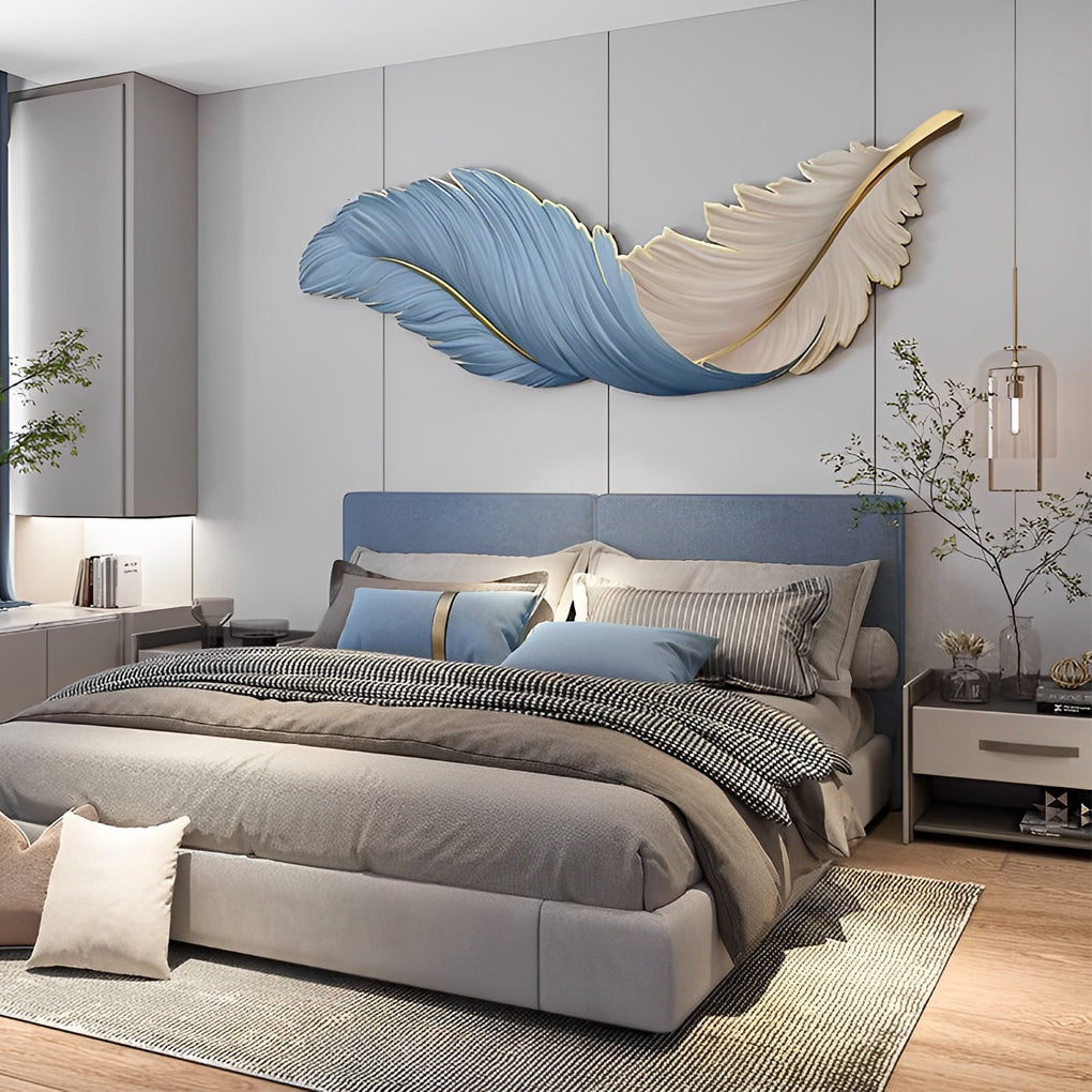 Feather Wall Lamp Modern Luxury LED Art Deco Design