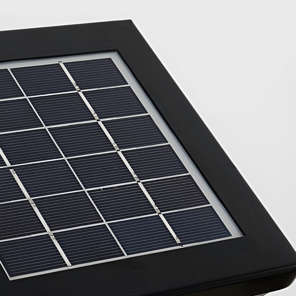 Sleek Solar LED 2.6W Waterproof Pathway Post Light - Outdoor Solar Lighting for Gardens and Walkways
