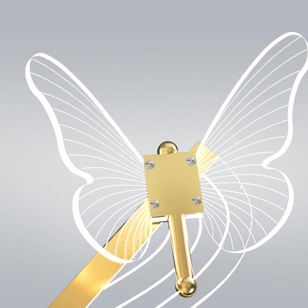 Nordic Luxury Butterfly Round LED Island Chandelier