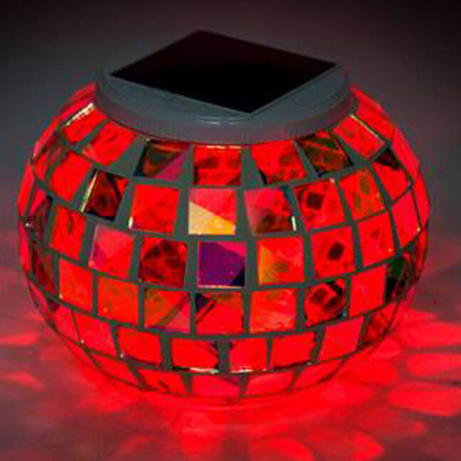 Tiffany Solar Waterproof LED Mosaic Lawn Light - Outdoor Decorative Lighting
